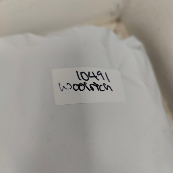 Vintage Woolrich Fair Isle Sweater Womens Small Cable Knit Popcorn Bobble Ivory - Picture 8 of 8